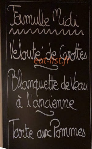 La Petite Brasserie — carte page 1