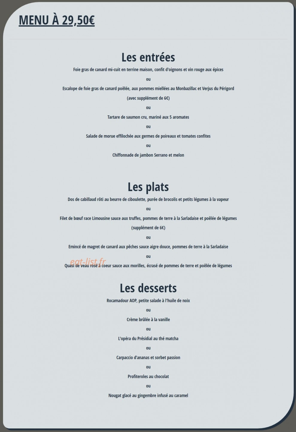 Le Présidial — carte page 3