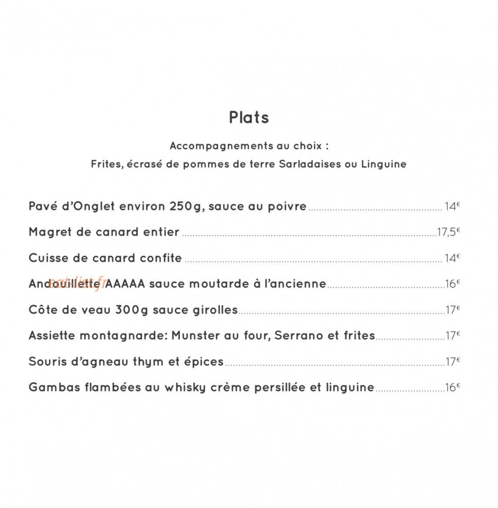 Les Arcades — carte page 2