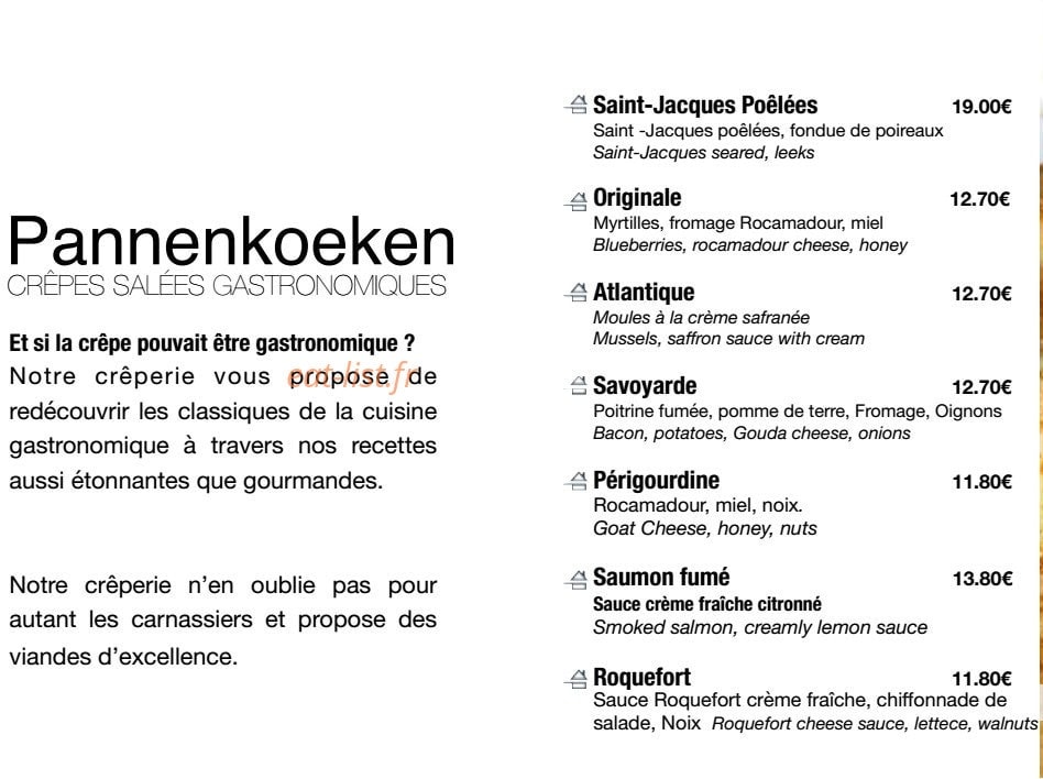 Les Tulipes — carte page 5