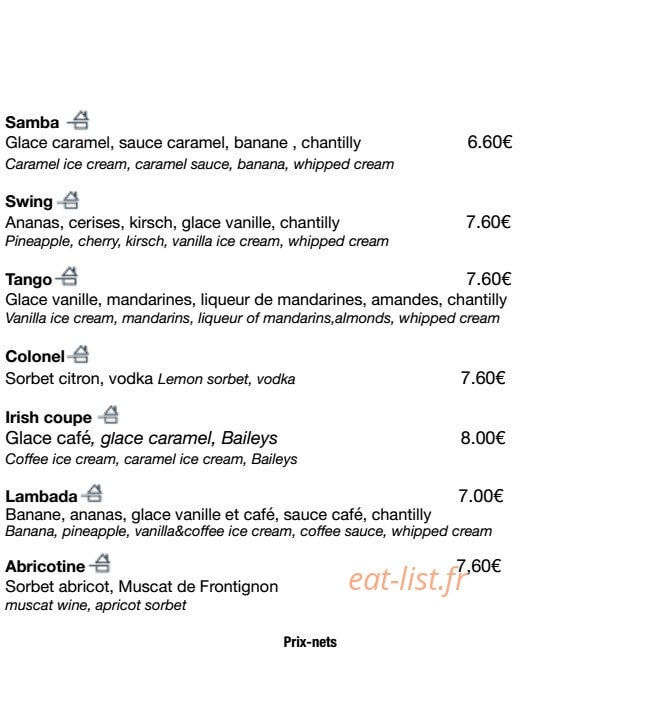 Les Tulipes — carte page 28