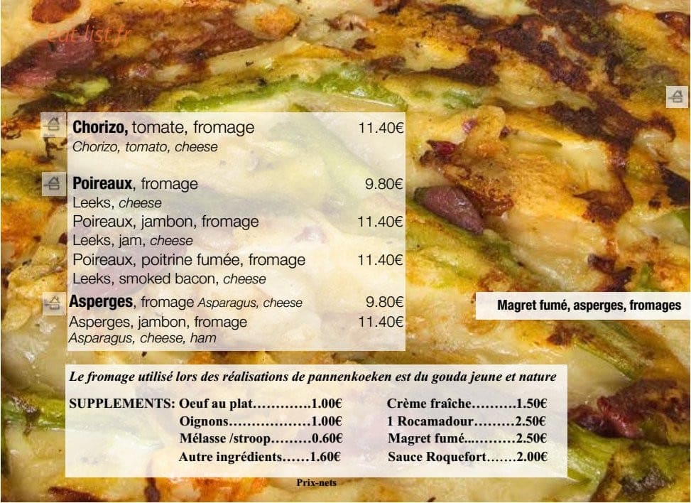 Les Tulipes — carte page 9