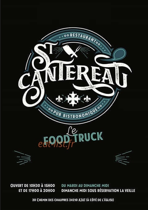 O Saint Cantereau — carte page 1