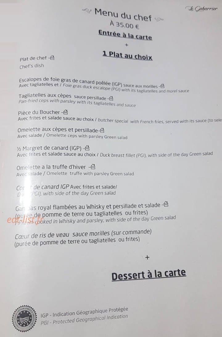 Le Gabarrier — carte page 3