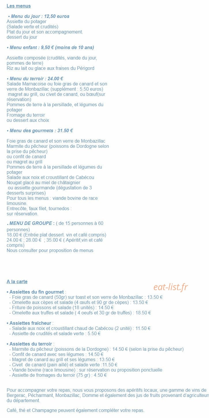 Les Tilleuls — carte page 1