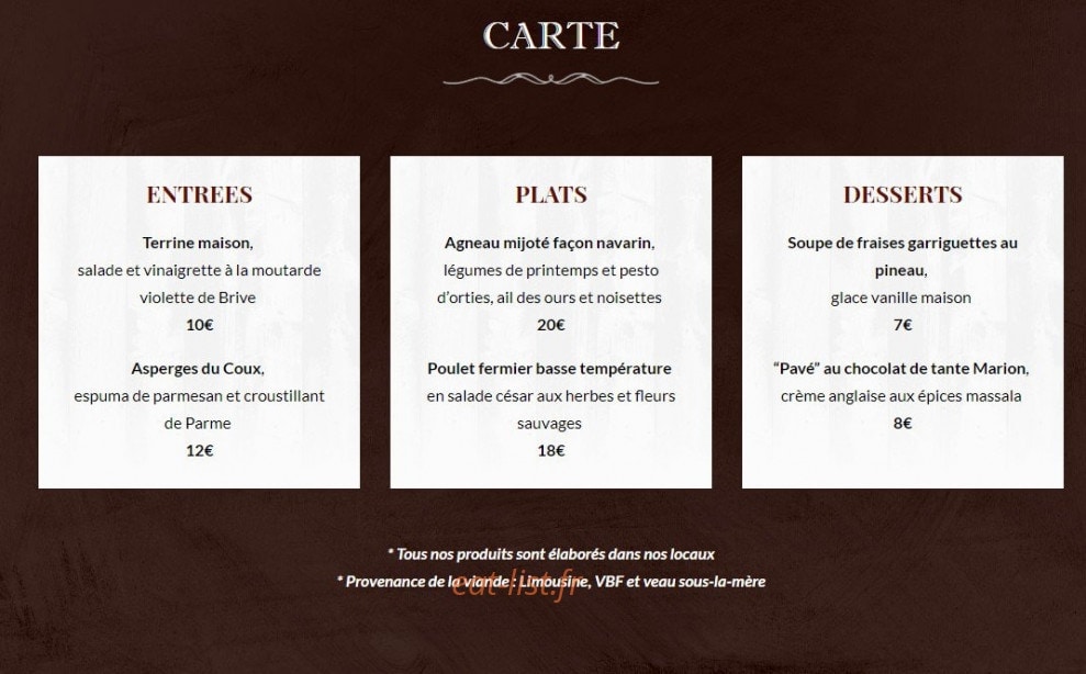 La Savie — carte page 1