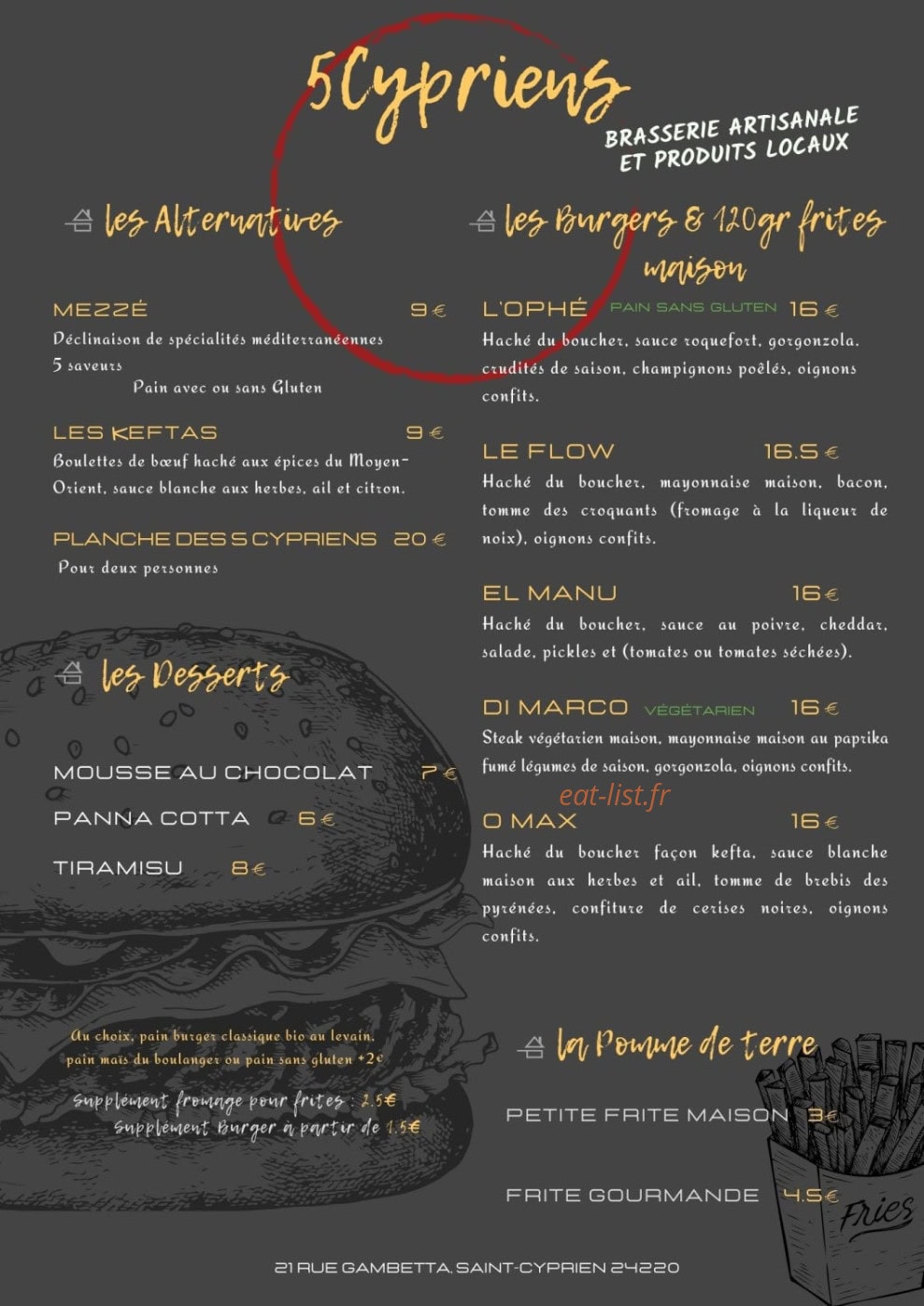 5 Cypriens — carte page 2