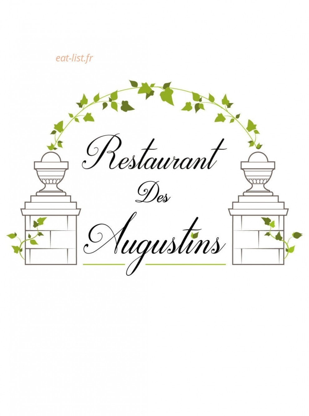 Hôtel Restaurant des Augustins — carte page 1