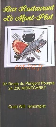 Le Mont plat — carte page 1