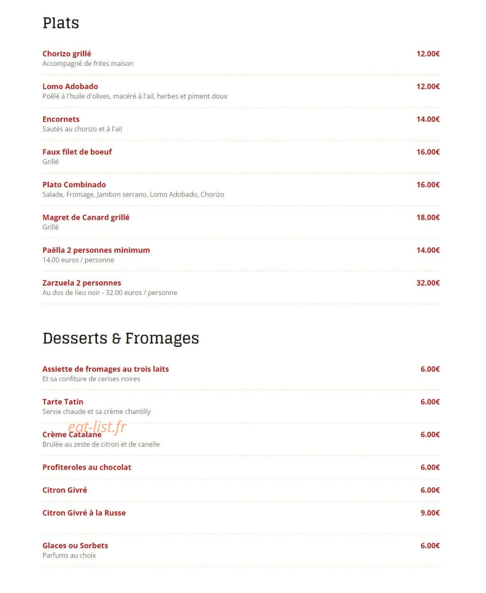 La Gare — carte page 2