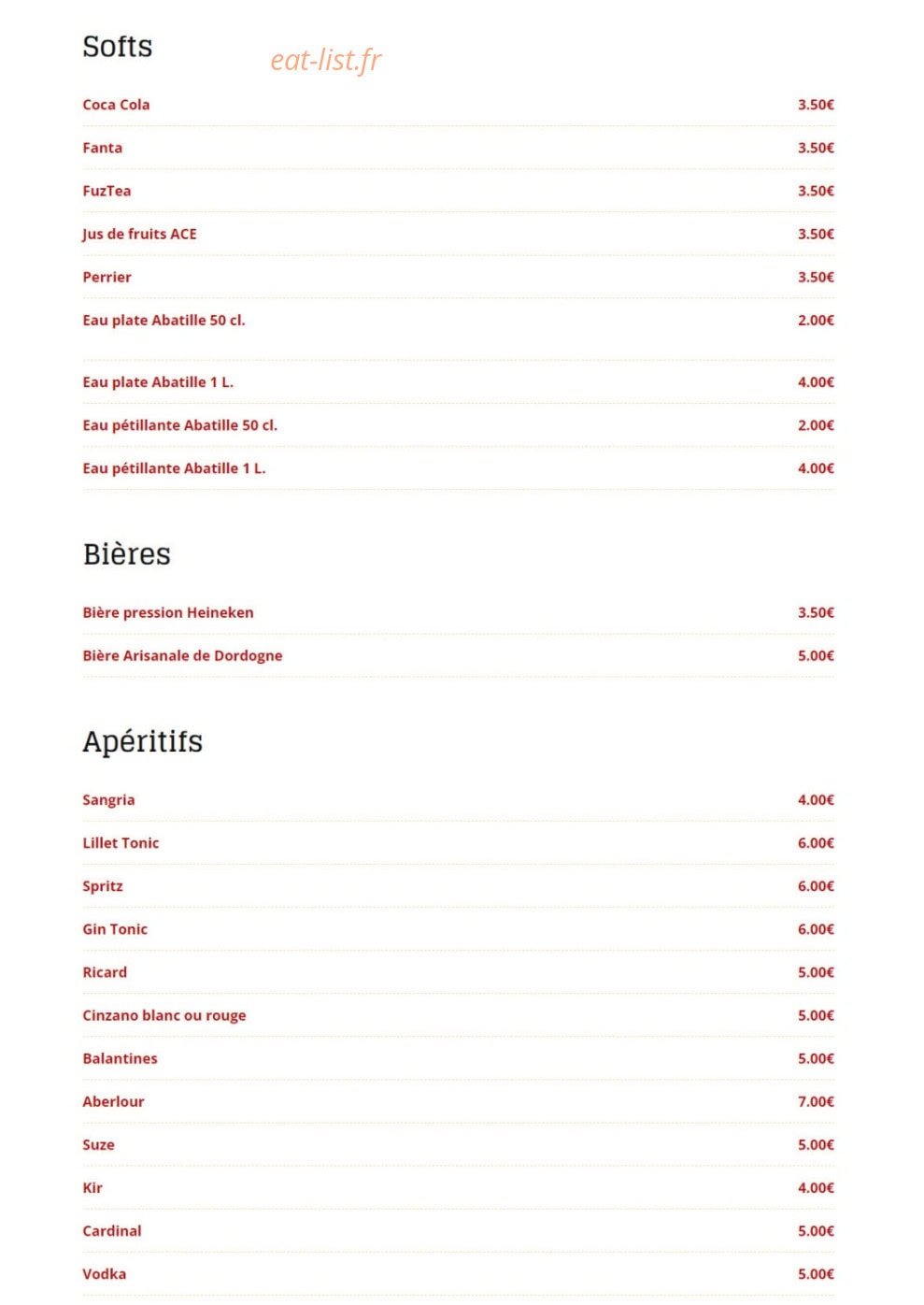 La Gare — carte page 4