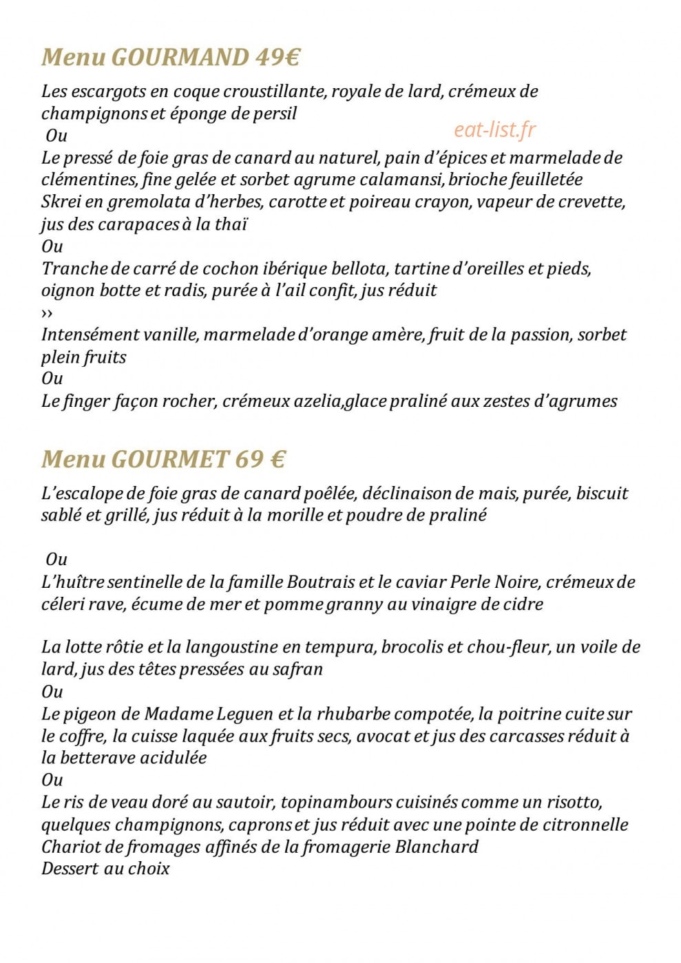 La Tour des Vents — carte page 1
