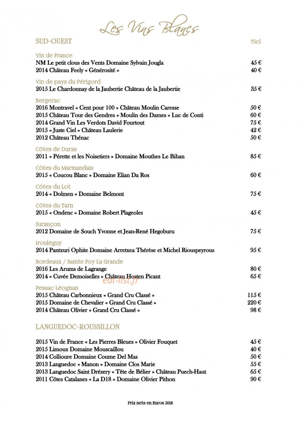 Les Fresques — carte page 4