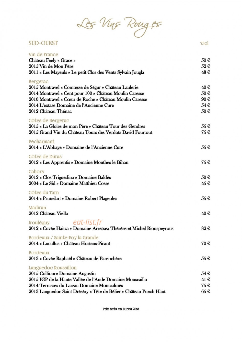 Les Fresques — carte page 5