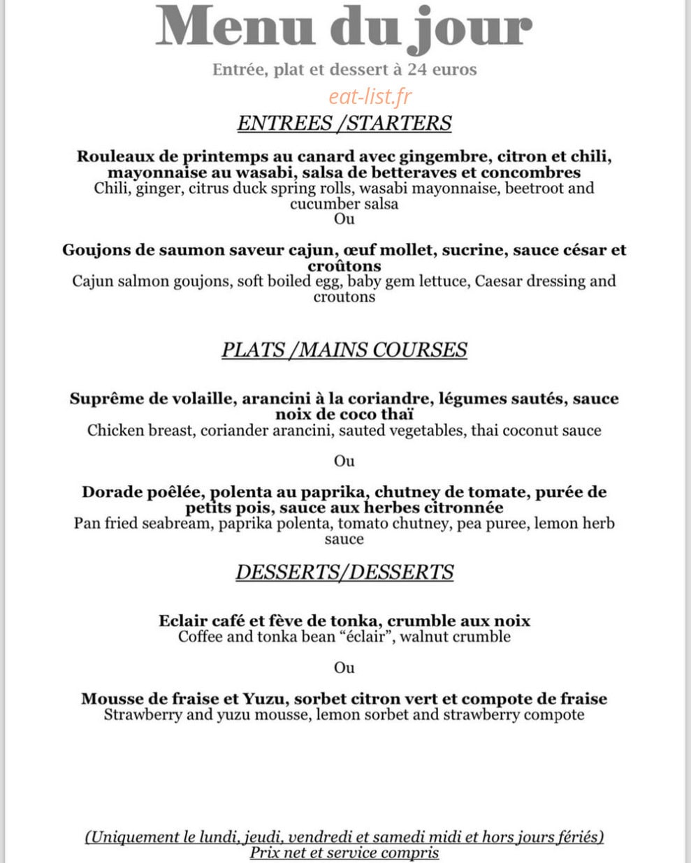 Mélange — carte page 2