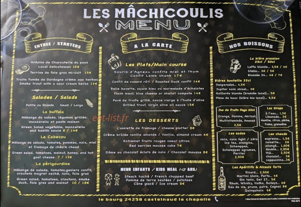 Les Machicoulis — carte page 1