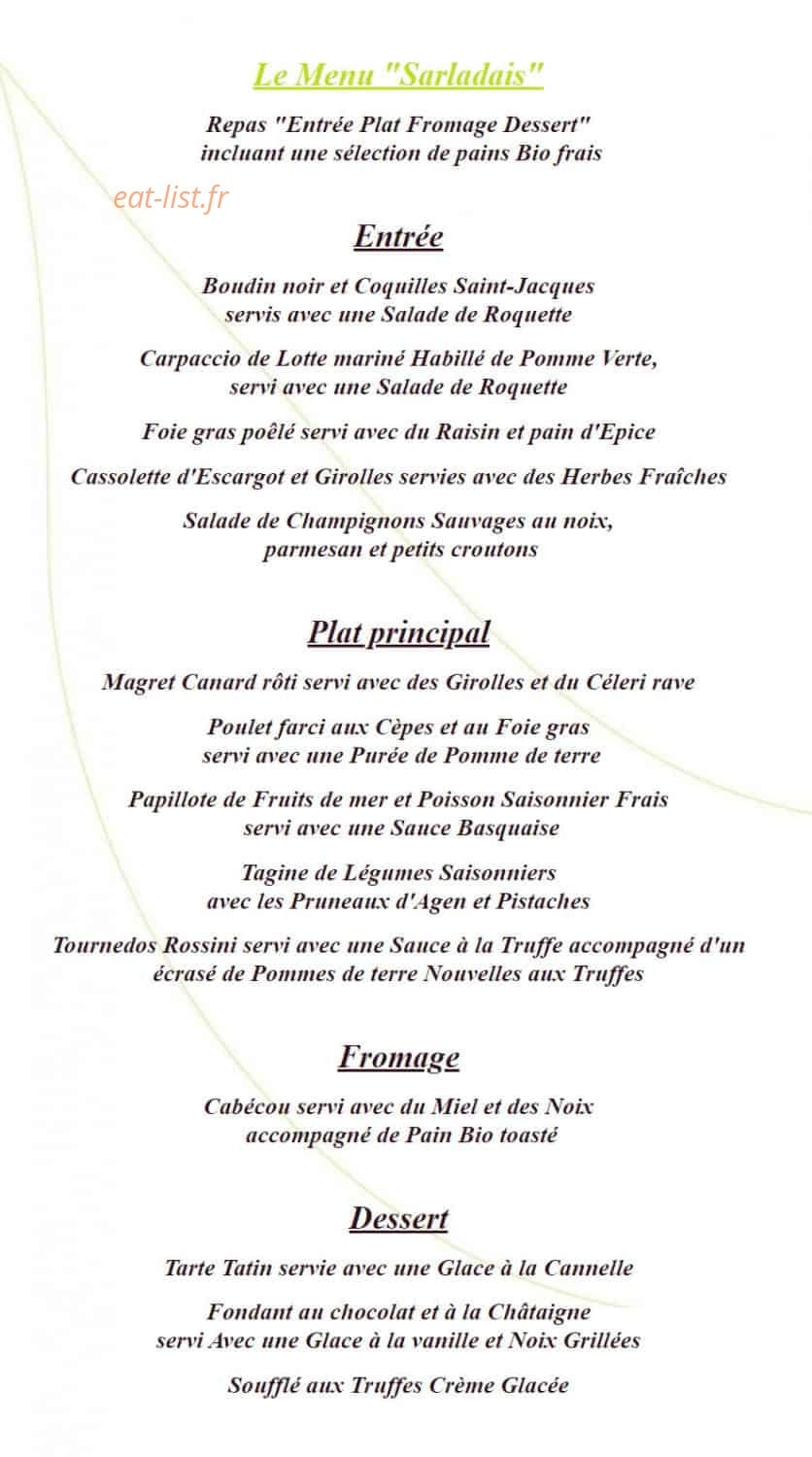 La Cantine — carte page 2