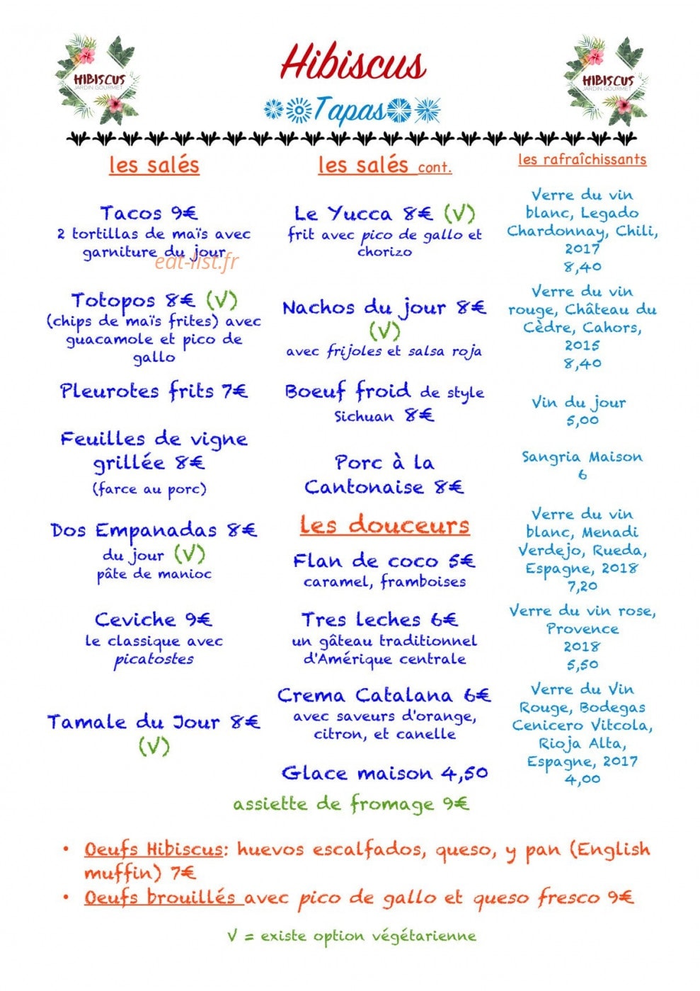 Hibiscus — carte page 1