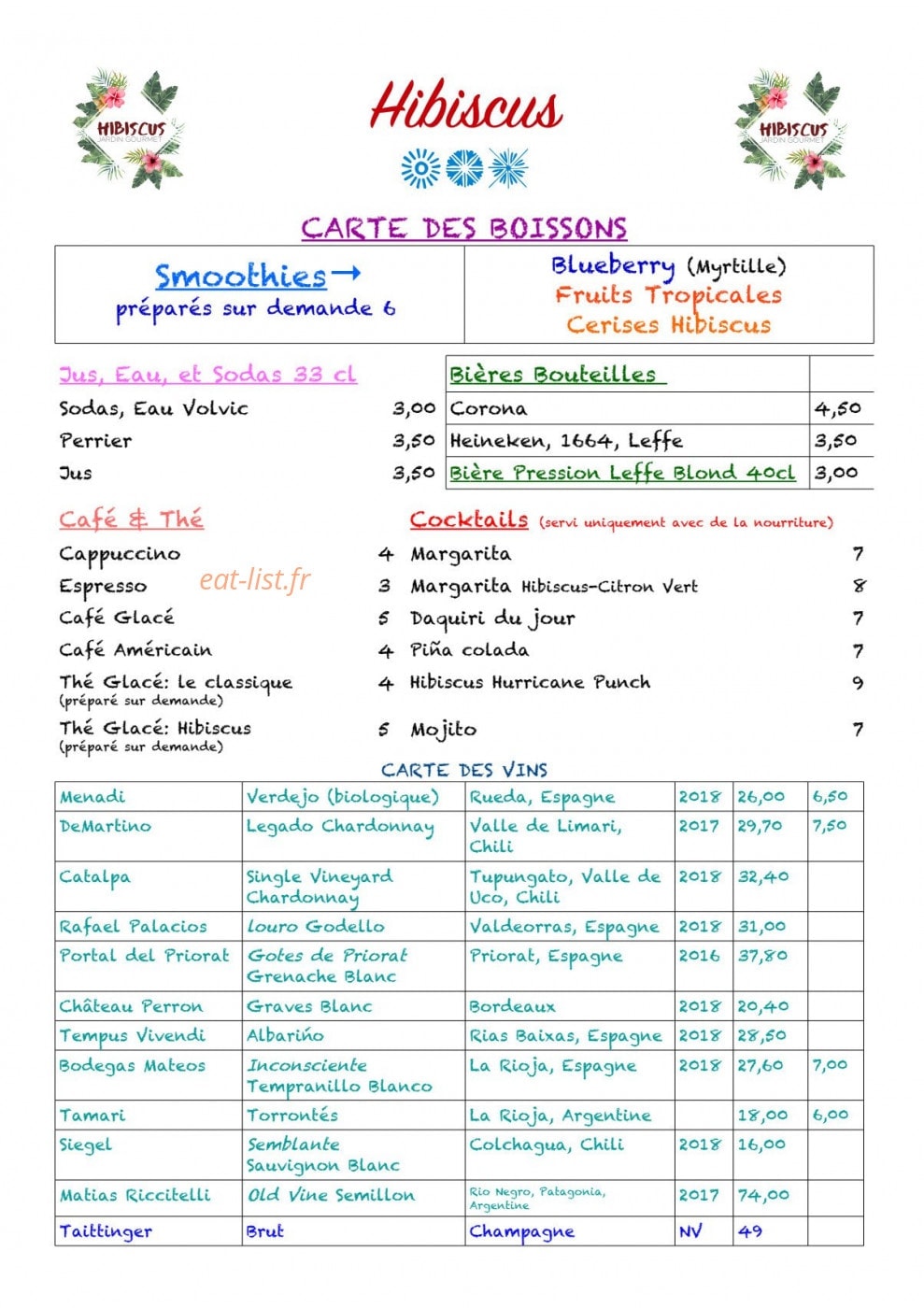 Hibiscus — carte page 2