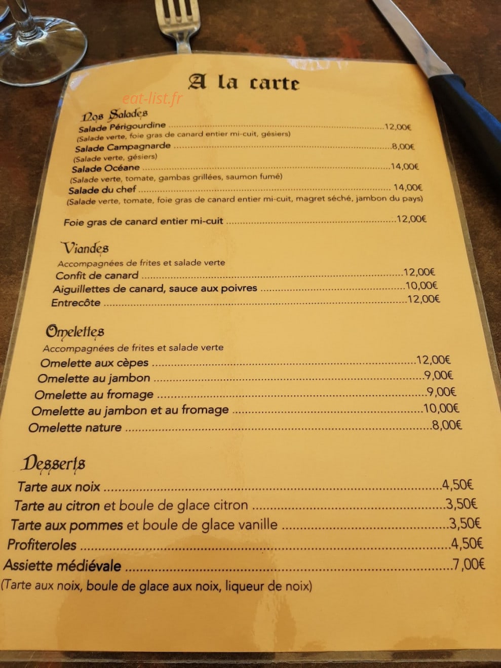 Le Médiéval — carte page 3