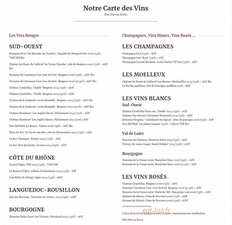 Les Prés Gaillardou — carte page 4