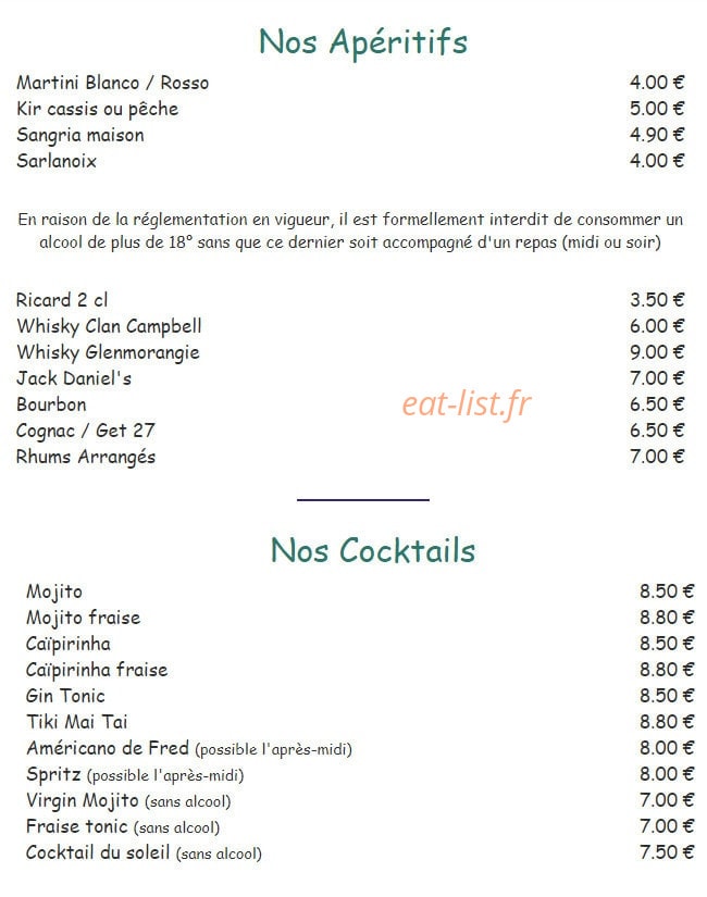 Les Terrasses de La Roque — carte page 5