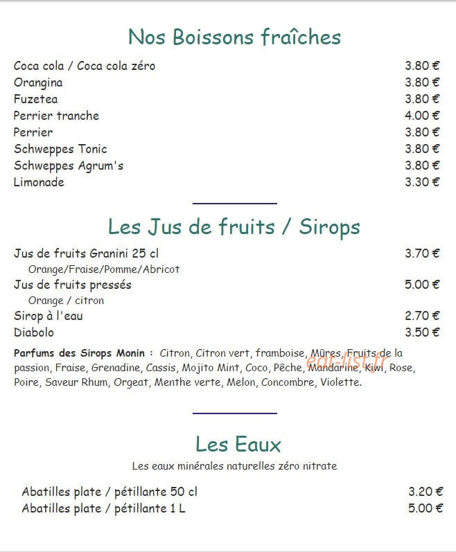 Les Terrasses de La Roque — carte page 3