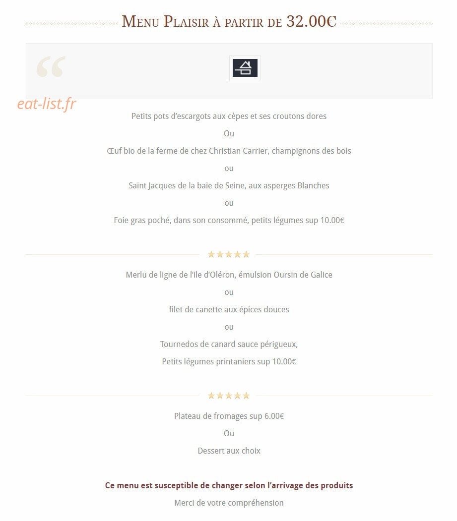 Ò Plaisir Des Sens — carte page 7