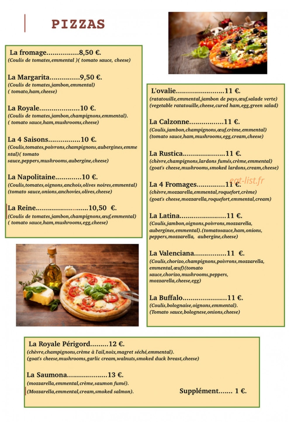 L'Eole — carte page 2