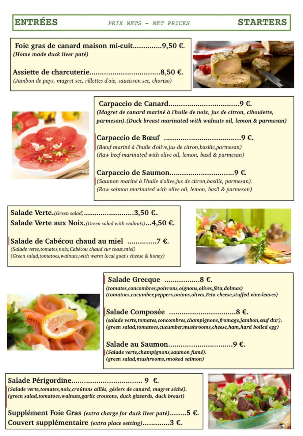 L'Eole — carte page 1