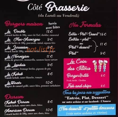 L'annexe — carte page 1