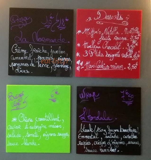 La Nostra Pizza — carte page 1