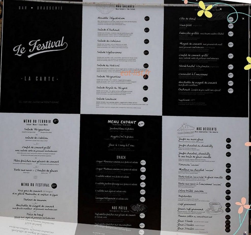 Le Festival — carte page 1