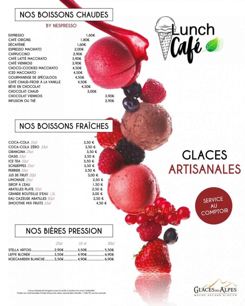 Lunch Café — carte page 6
