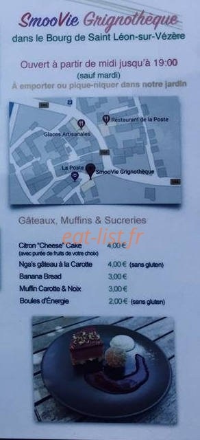 SmooVie Grignothèque — carte page 1