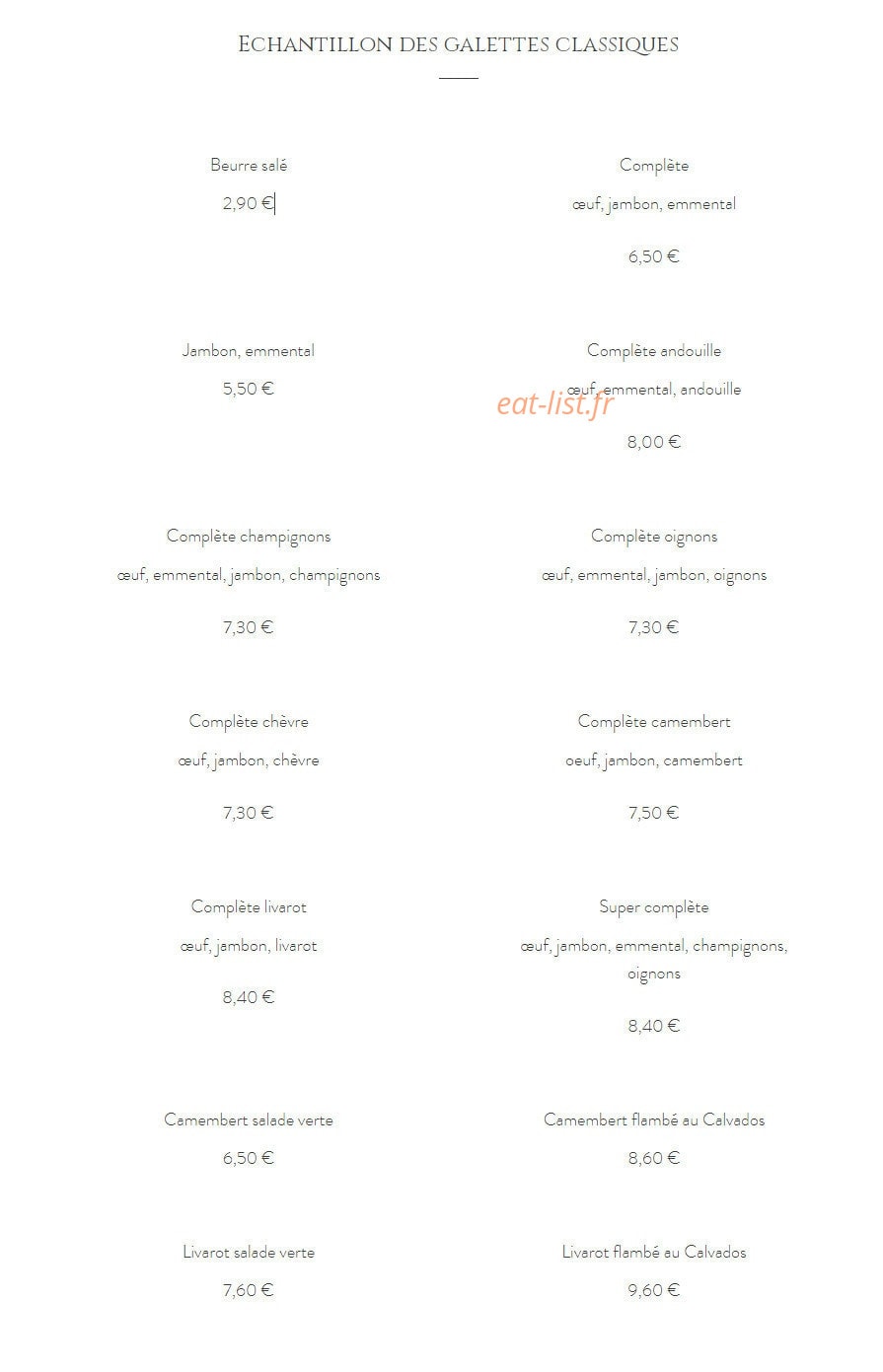 L'Insolite — carte page 2