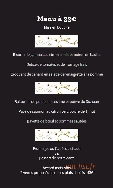 grand hotel Pelisson — carte page 3