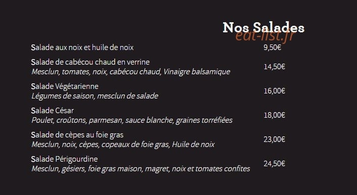 grand hotel Pelisson — carte page 5