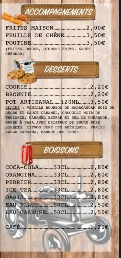 Le Casse Croûte — carte page 4