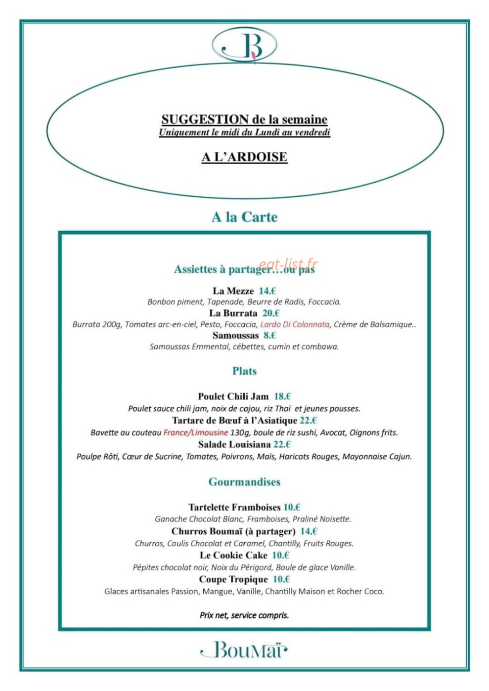 Boumaï — carte page 1