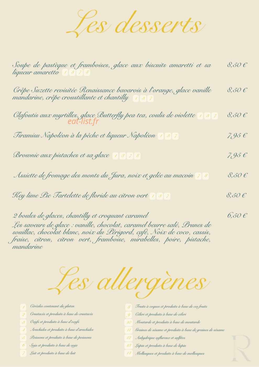 Renaissance Le Change — carte page 3