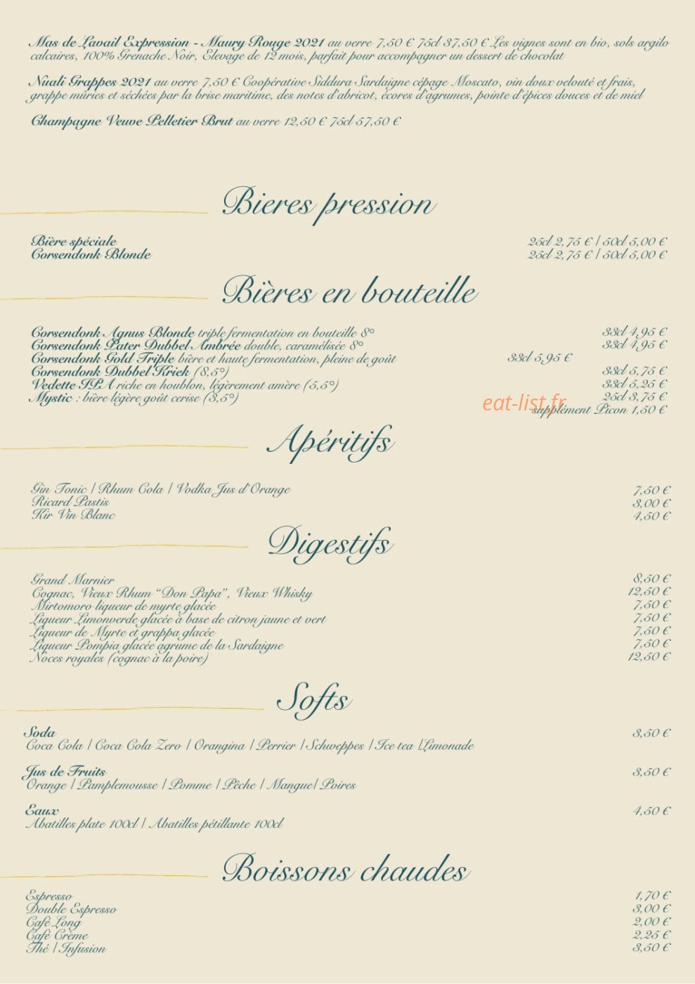 Renaissance Le Change — carte page 6