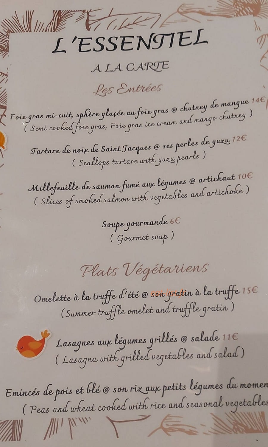 L'Essentiel — carte page 1