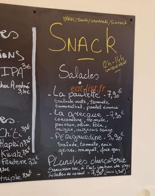Café des Sports — carte page 1