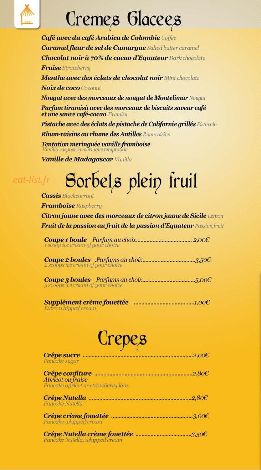 La Paillote du Grand Etang — carte page 6