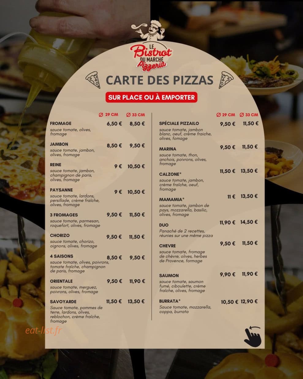 Le bistrot du marché — carte page 2