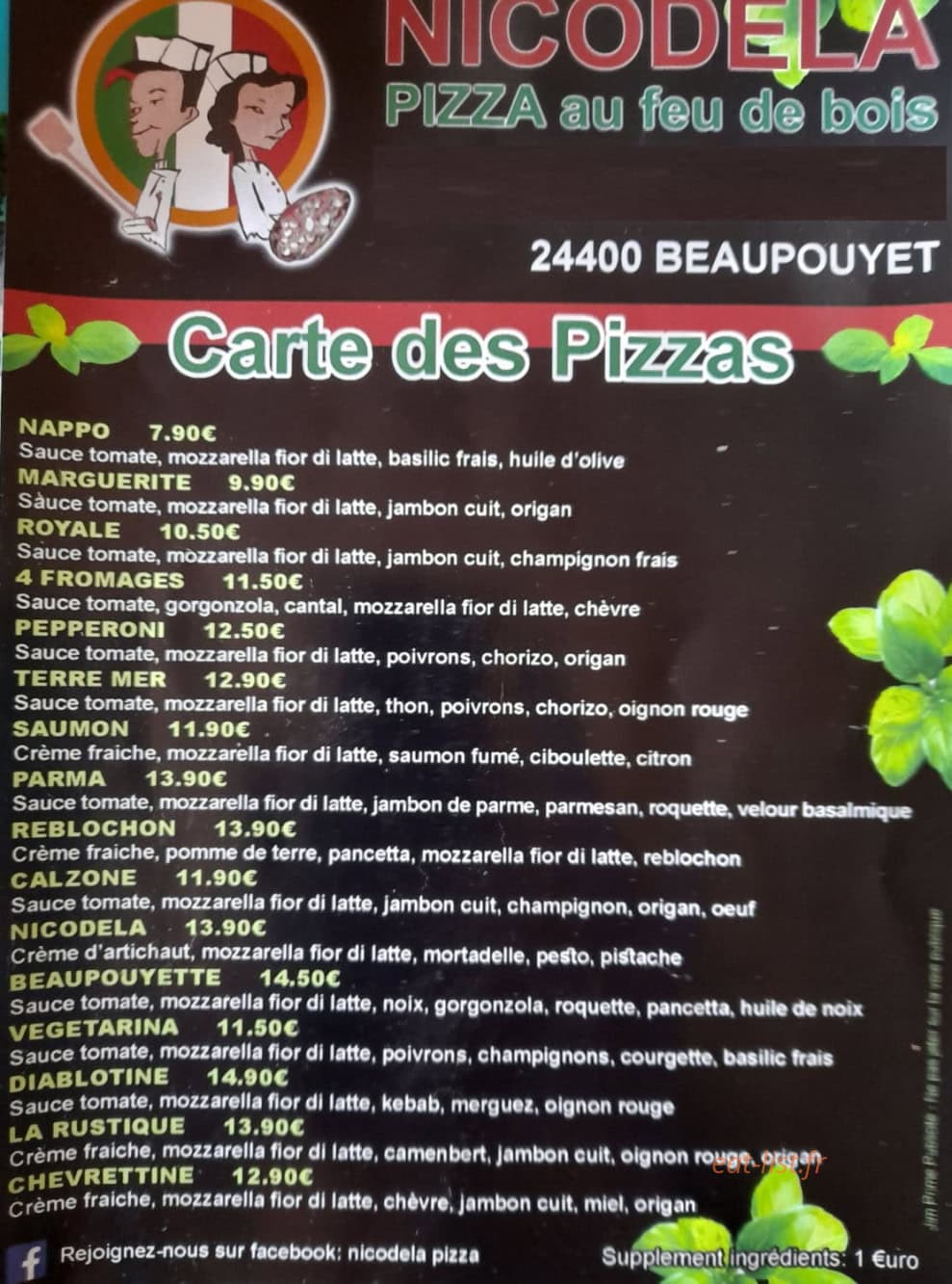 Nicodela — carte page 1
