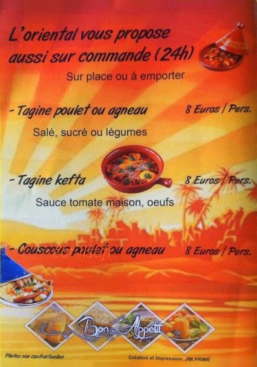 L'oriental — carte page 4