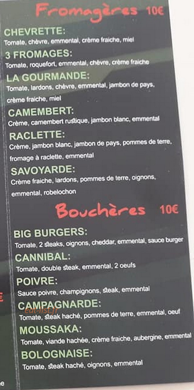 Le P'ti Michou — carte page 4