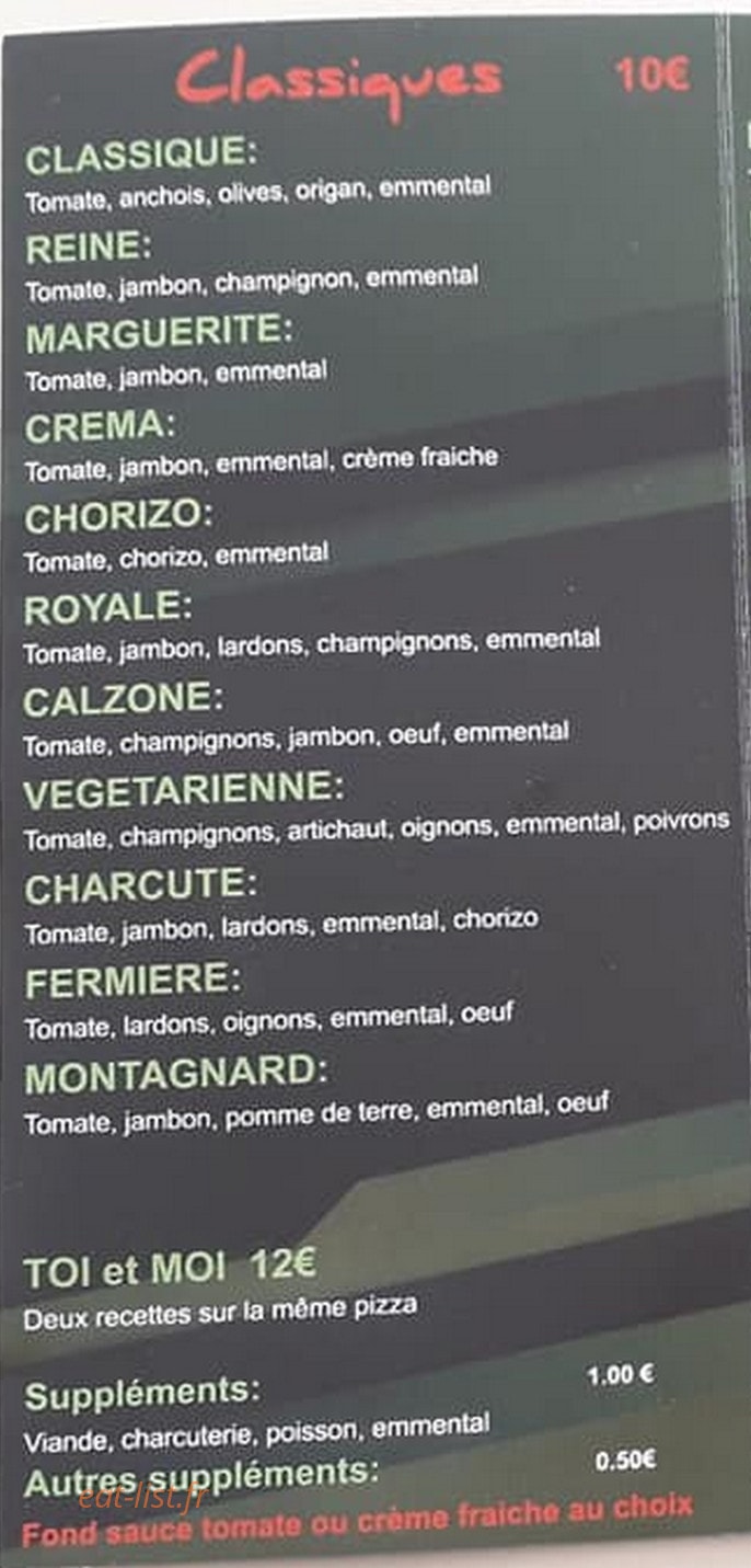 Le P'ti Michou — carte page 2